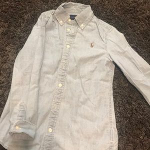 Ralph Lauren polo  jean button up shirt